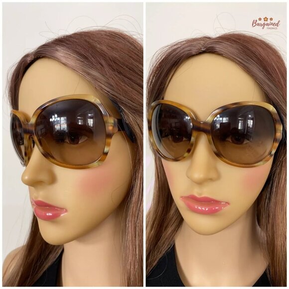 Authentic CHANEL Brown Frame Brown Tint White Pearl Sunglasses 5141-H main image 9